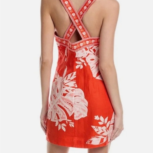 FARM Rio Monsteras Red Mini Dress - Picture 2 of 7